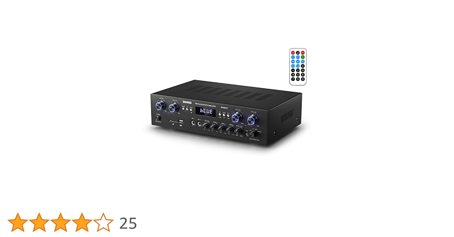 Amazon.co.jp: Donner パワーアンプ Bluetooth5.0 オーディオ